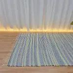 Large White Black Green Yellow Rug - 150x200cm - Traditional Rug
