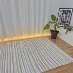 Large White Pink Beige Rug - 150x200cm - Traditional Rug