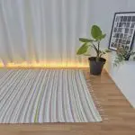 Large White Pink Beige Rug - 150x200cm - Traditional Rug