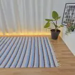 Large Light Purple Blue Brown Rug - 150x200cm - Traditional Rug