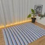 Large Light Purple Blue Brown Rug - 150x200cm - Traditional Rug