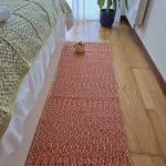 Long Runner Orange Brown Yellow - 50x300cm - Traditional Rug