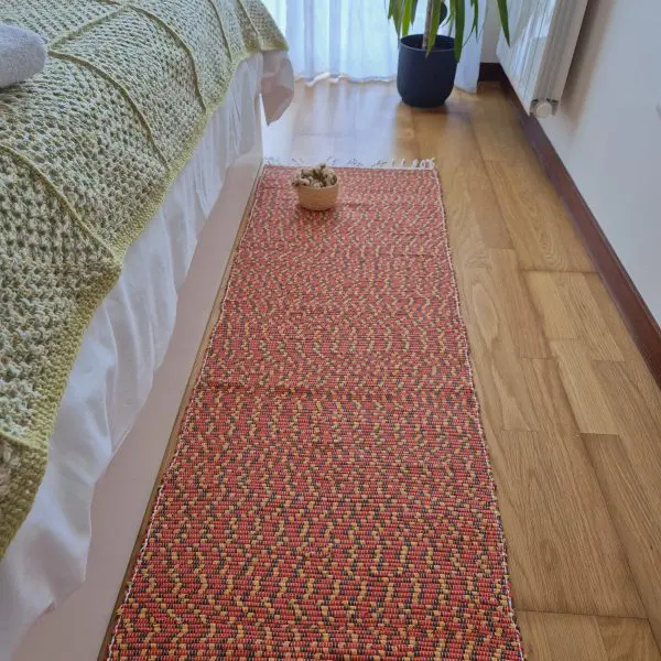 Long Runner Orange Brown Yellow - 50x300cm - Traditional Rug