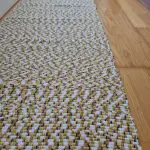 Long Rug Runner White Green Black - 50x300cm - Traditional Rug