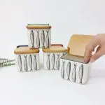 Ceramic Salt Cellar Sardines With Lid