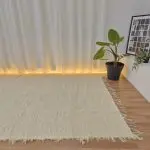 Extra Large Cream Rug - 170x240cm - Soft Rug