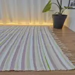 Large White Pink Beige Rug - 150x200cm - Traditional Rug