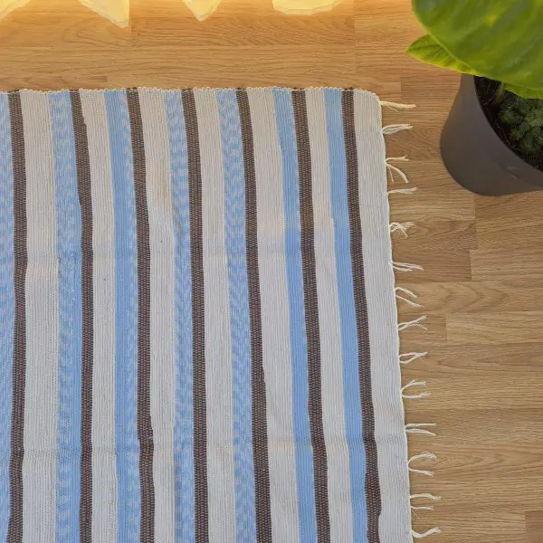 Large Light Purple Blue Brown Rug - 150x200cm - Traditional Rug