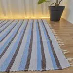 Large Light Purple Blue Brown Rug - 150x200cm - Traditional Rug