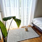 Medium Light Grey Rug - 70x140cm - Ring Line Rug