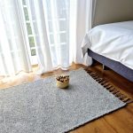 Medium Light Grey Rug - 70x140cm - Ring Line Rug
