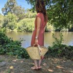 Straw Bag with Rope Handles