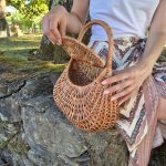Wicker Basket Bag