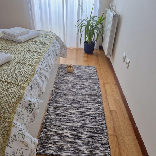 Long Runner Black and Grey - 60x250cm - Traditional Rug