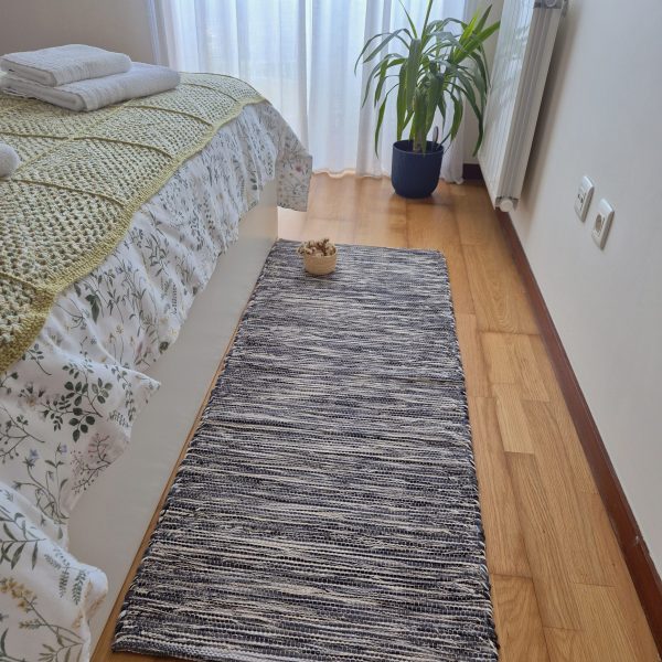 Long Runner Black and Grey - 60x250cm - Traditional Rug