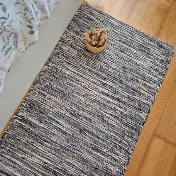 Long Runner Black and Grey - 60x250cm - Traditional Rug