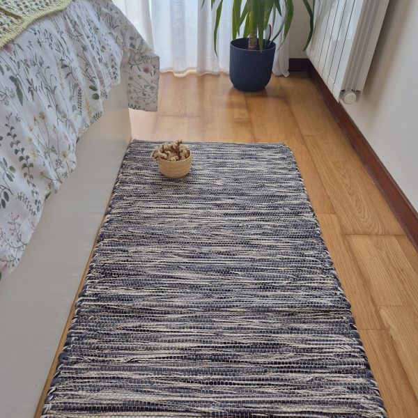 Long Runner Black and Grey - 60x250cm - Traditional Rug