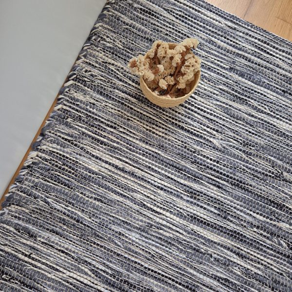 Long Runner Black and Grey - 60x250cm - Traditional Rug