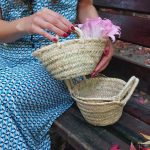 Set of 3 Mini Flowers Basket - Wedding Flower Basket