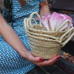 Set of 3 Mini Flowers Basket - Wedding Flower Basket