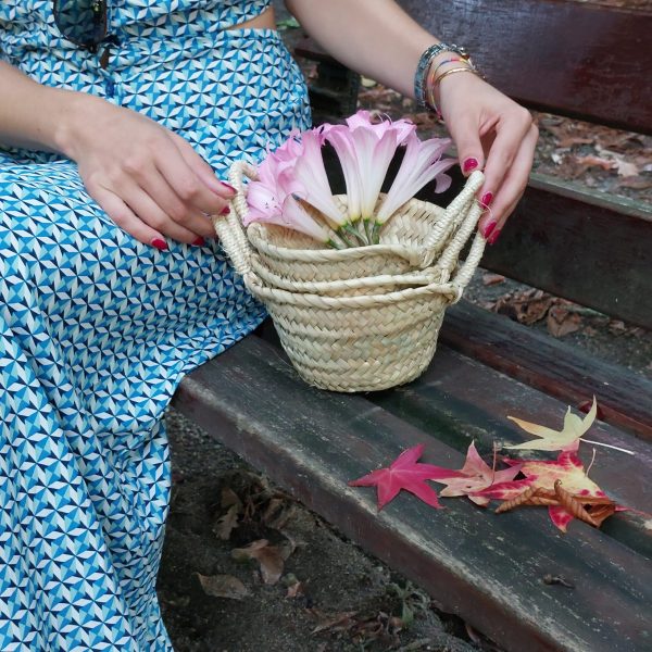 Set of 3 Mini Flowers Basket - Wedding Flower Basket