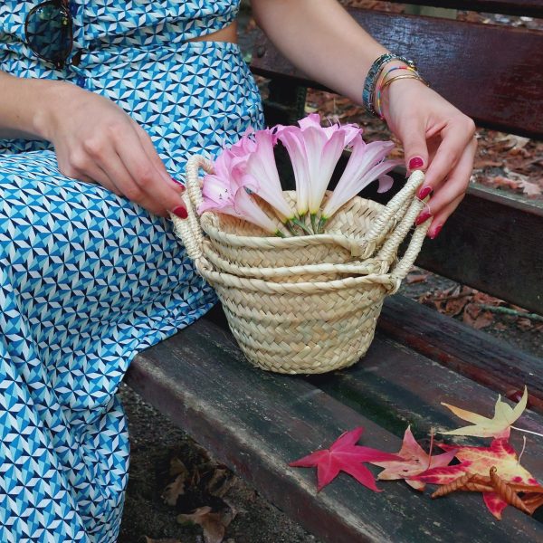 Set of 3 Mini Flowers Basket - Wedding Flower Basket