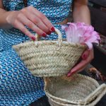 Set of 3 Mini Flowers Basket - Wedding Flower Basket