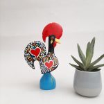 Small Multicolor Portuguese Rooster – 20cm