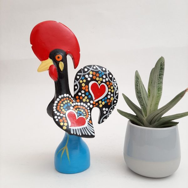 Small Multicolor Portuguese Rooster – 20cm