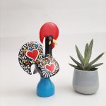 Small Multicolor Portuguese Rooster – 20cm