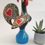 Extra Large Multicolor Portuguese Rooster - 40cm