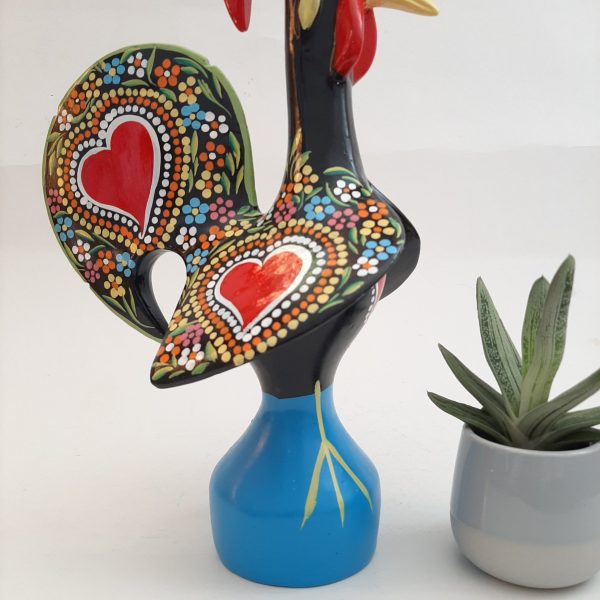 Extra Large Multicolor Portuguese Rooster - 40cm