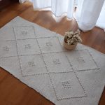 Small Beige Rug - 50x100cm - Knotted Rug