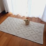 Small Beige Rug - 50x100cm - Knotted Rug