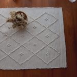 Small Pearl White Rug - 50x100cm - Knotted Rug
