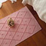 Small Light Pink Rug - 50x100cm - Knotted Rug