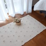 Small Beige Rug - 50x100cm - Knotted Rug