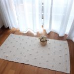 Small Beige Rug - 50x100cm - Knotted Rug