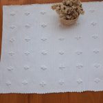 Small White Rug - 50x100cm - Knotted Rug