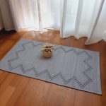Small Grey Rug - 50x100cm - Knotted Rug