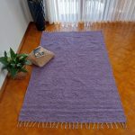 Large royal purple rug