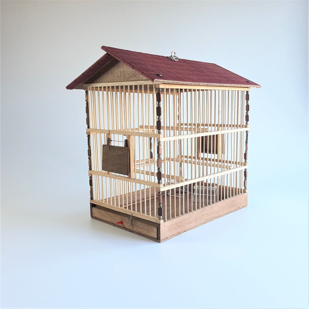 Wooden Bird Cage Bamboo PadaWorks