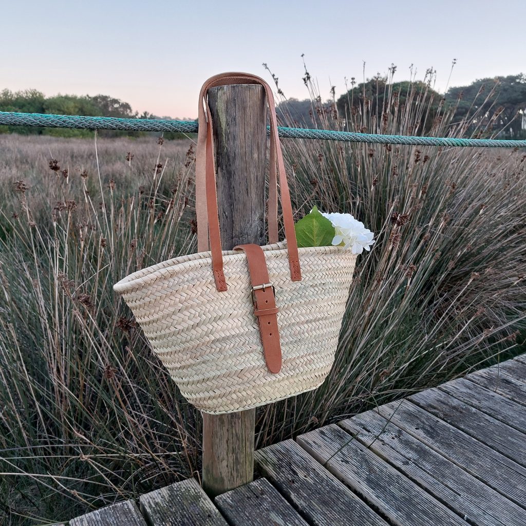 French Market Basket / Market Bag / Straw Tote Bag / Straw Summer Bag
