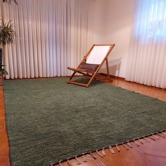 Extra large pine green Rug