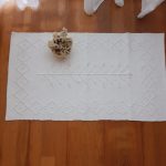 Small White Rug - 50x100cm - Knotted Rug