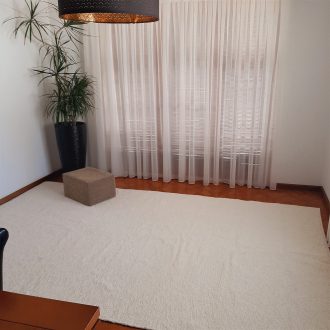Extra large pearl white rug