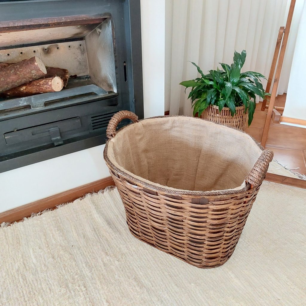 Wicker Firewood Basket Oval Basket PadaWorks