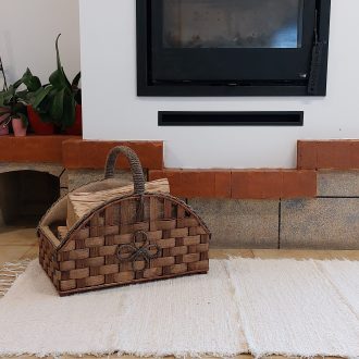 Firewood Basket With Handle