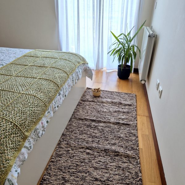 Medium Mixed Brown Rug - 70x140cm - Ring Line Rug