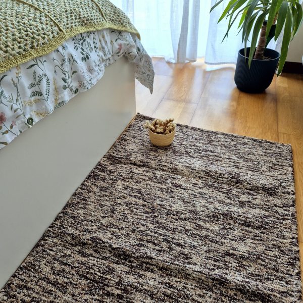 Medium Mixed Brown Rug - 70x140cm - Ring Line Rug